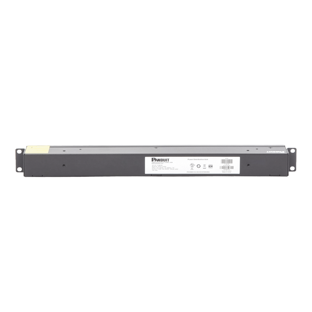 PDU Básico para Distribución de Energía, Enchufe de Entrada NEMA 5-15P, Con 12 Contactos NEMA 5-20R, Instalación Horizontal de 19in, 1UR, 15 Amp, 120 Vca - Imagen 4