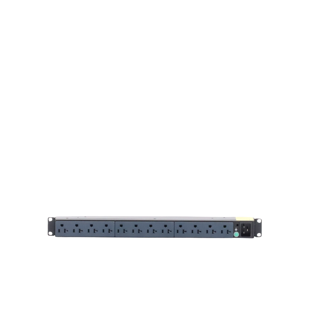 PDU Básico para Distribución de Energía, Enchufe de Entrada NEMA 5-20P, Con 12 Contactos NEMA 5-20R, Instalación Horizontal de 19in, 1UR, 20 Amp, 120 Vca - Imagen 4