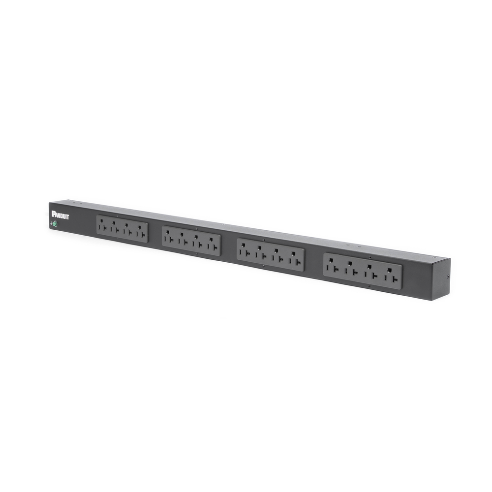 PDU Básico para Distribución de Energía, Enchufe de Entrada NEMA 5-20P, Con 16 Contactos NEMA 5-20R, de Instalación Vertical, 20 Amp, 120 Vca - Imagen 3
