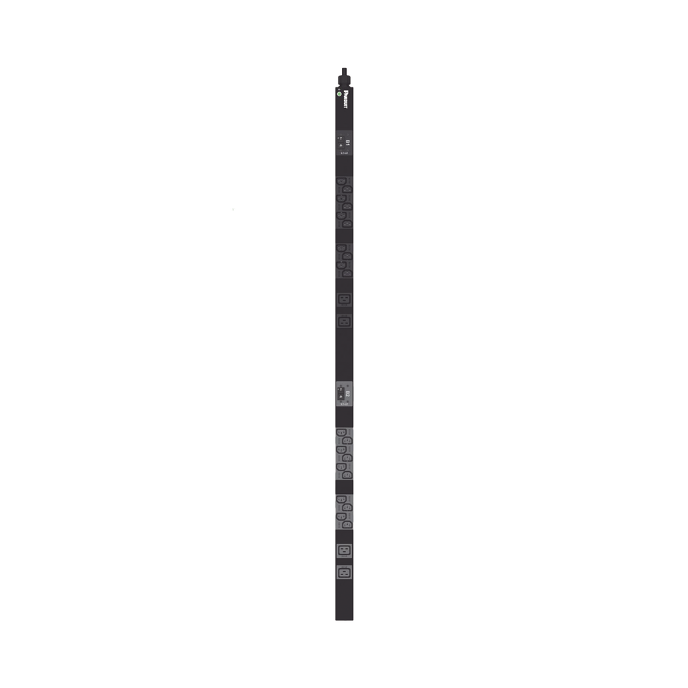 PDU Básico para Distribución de Energía, Enchufe de Entrada NEMA L6-30P, Con 20 Salidas C13 y 4 C19, de Instalación Vertical, 208 Vca, 30 Amp - Imagen 3