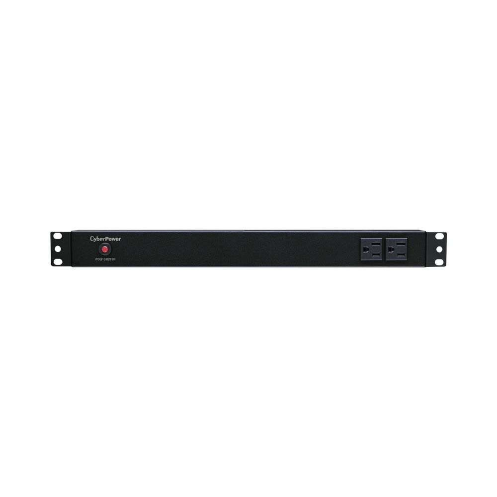 PDU Básico Para Distribución de Energía, Con 8 Tomas NEMA 5-15R Traseras y 2 Tomas 5-15R Frontales, 1UR, 15 Amp, 120 Vca - Imagen 3