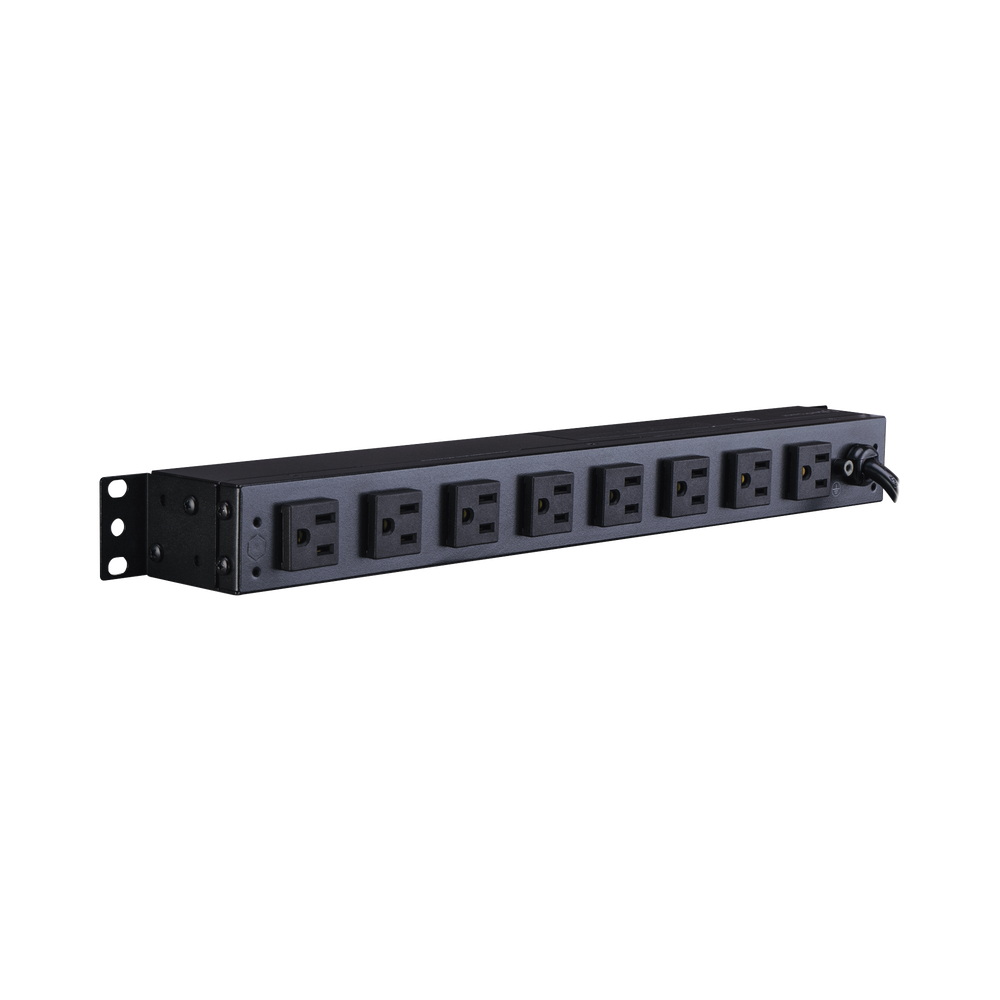 PDU Básico Para Distribución de Energía, Con 8 Tomas NEMA 5-15R Traseras, 1UR, 15 Amp, 120 Vca - Imagen 3