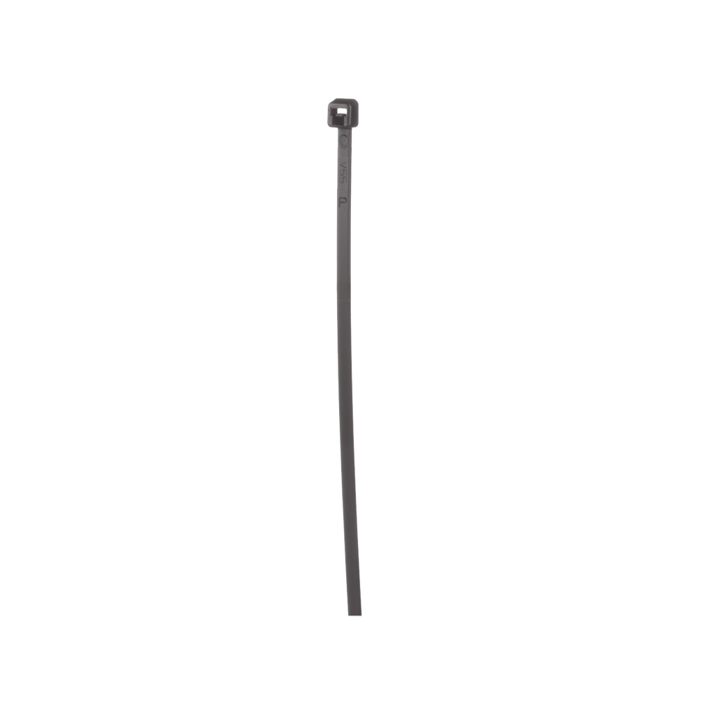Cincho de Nylon 6.6 de Bloqueo, 203 mm largo x 2.5mm ancho, Color Negro, Exterior Resistente a Rayos UV, Paquete de 100pz - Imagen 3
