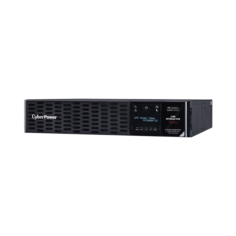 UPS de 3000 VA/3000 W, Topología Línea Interactiva, Entrada 120 Vca NEMA L5-30P, Onda Senoidal Pura, Torre o Rack 2 UR, Con 8 Tomas NEMA 5-20R y 1 NEMA L5-30R - Imagen 3