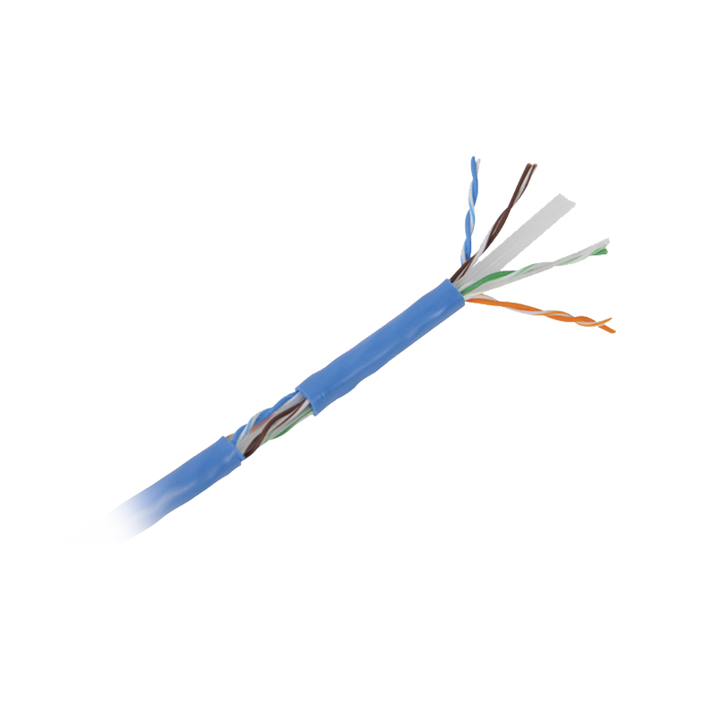 Bobina de Cable de 305 Metros (1000 Pies) Cat6 Aleación de Cobre y Aluminio (CCA), Color Azul Versión Económica. Uso en Interior. - Imagen 3