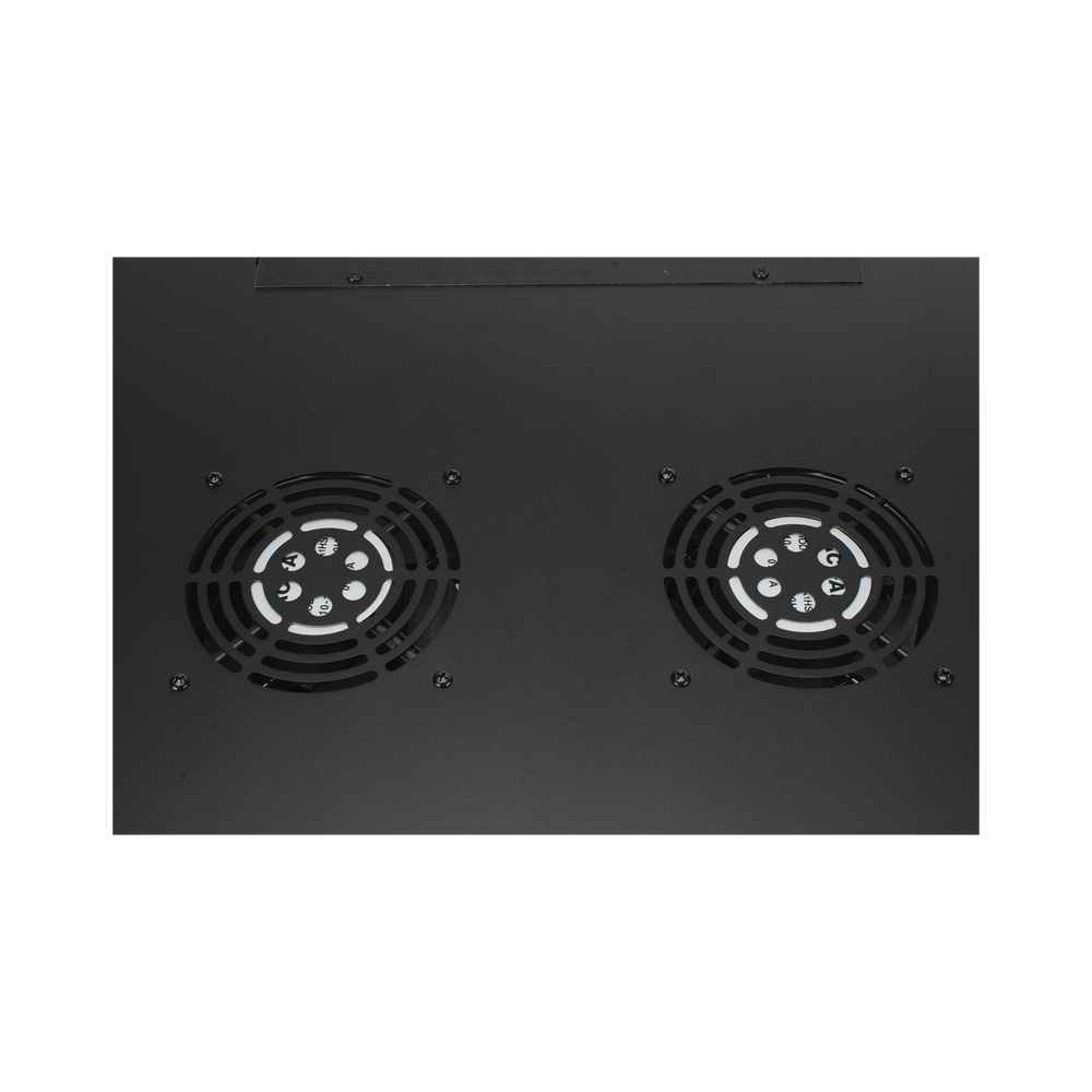 Gabinete de Pared PRECISION 19 in 6UR (455mm) - Puerta Perforada Incluye: 2 Ventiladores y Panel Cepillo - Imagen 5