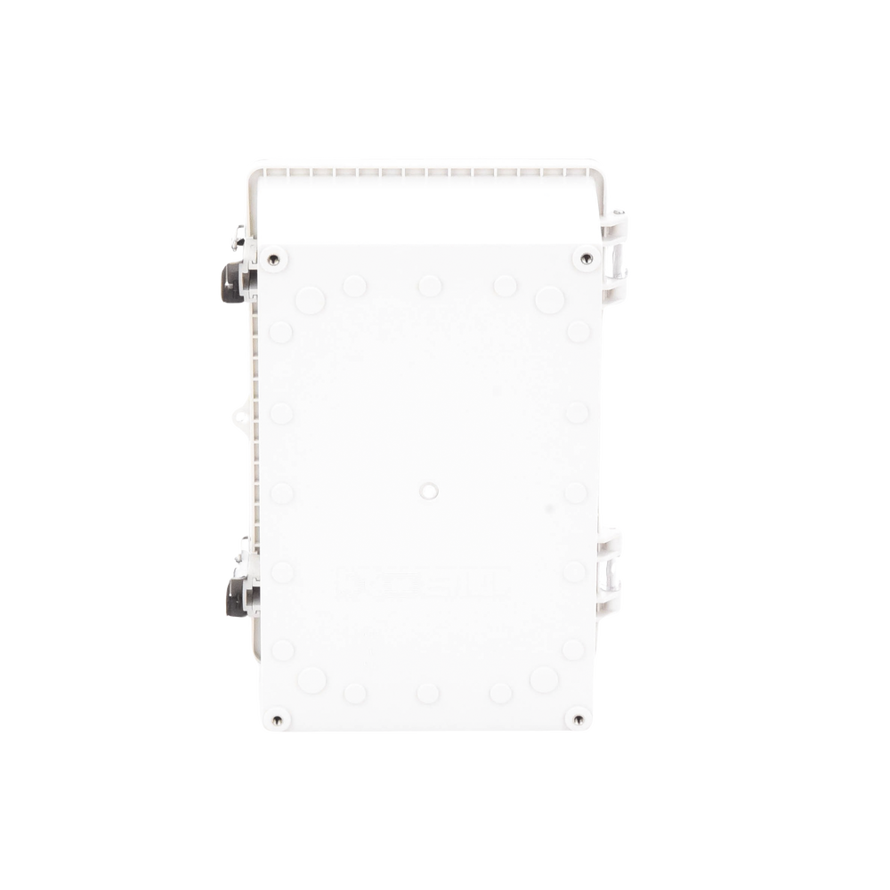 Gabinete Plástico ABS, Puerta Transparente, Uso en Intemperie IP66 (190 x 290 x 140 mm) cierre por Broche Inoxidable y Permite Cerrado con Candado y Llave (Perno 5mm) No Incluido - Imagen 4