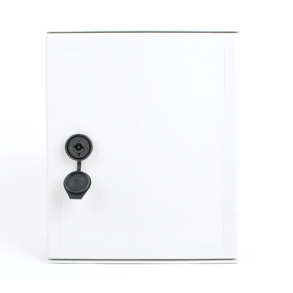 Gabinete de Poliéster IP65 Uso en Intemperie (250 x 300 x 140 mm) con Placa Trasera Interior de Plástico (Incluye Chapa y Llave). - Imagen 6