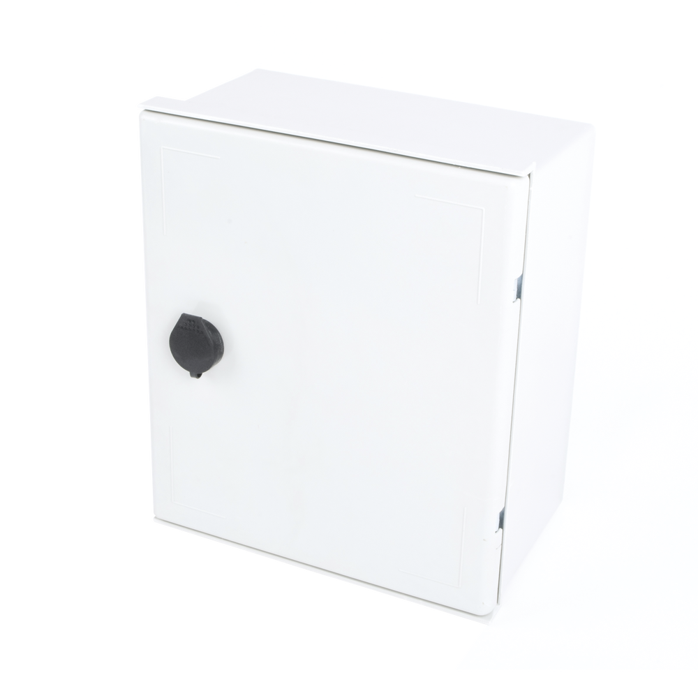 Gabinete de Poliéster IP65 Uso en Intemperie (250 x 300 x 140 mm) con Placa Trasera Interior de Plástico (Incluye Chapa y Llave). - Imagen 3