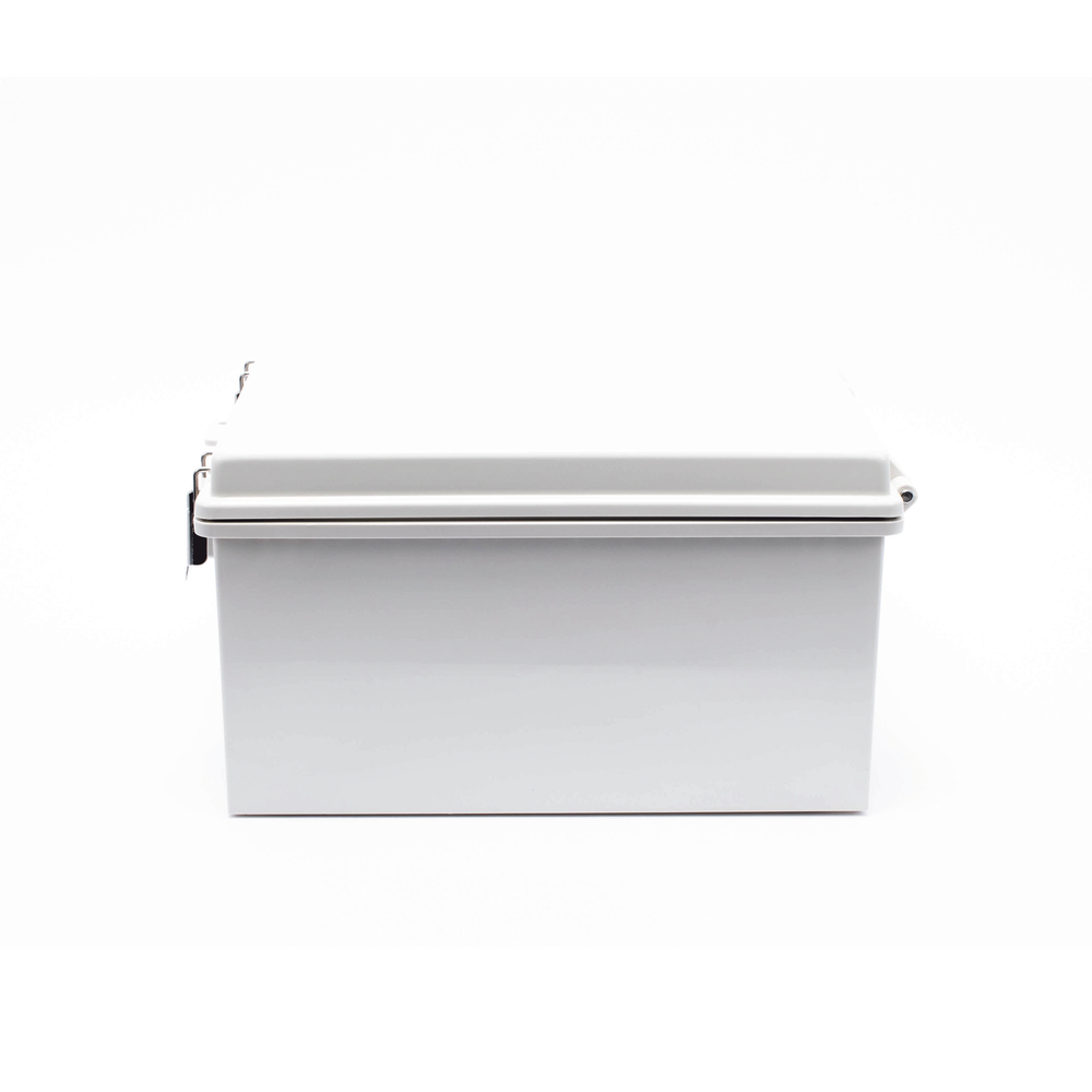 Gabinete de Plástico ABS, Uso en Intemperie ip66 (300 x 300 x 180 mm) Cierre por Broche Inoxidable y Permite Cerrado con Candado y Llave (Perno 5mm) No Incluido - Imagen 5