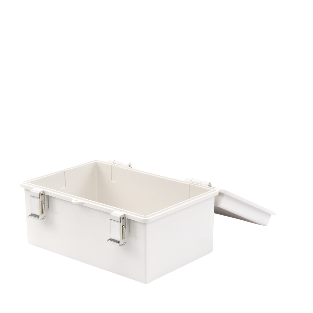 Gabinete de Plástico ABS, Uso en Intemperie ip66 (300 x 300 x 180 mm) Cierre por Broche Inoxidable y Permite Cerrado con Candado y Llave (Perno 5mm) No Incluido - Imagen 8