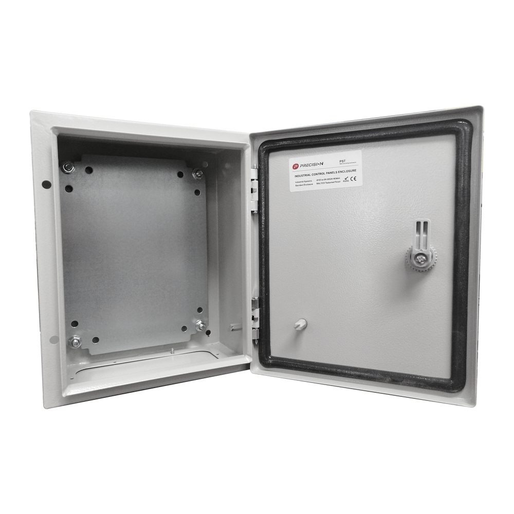 Gabinete de Acero IP66 Uso en Intemperie (300 x 400 x 200 mm) con Placa Trasera Interior de Metal y Compuerta Inferior Atornillable (Incluye Chapa y Llave T). - Imagen 5