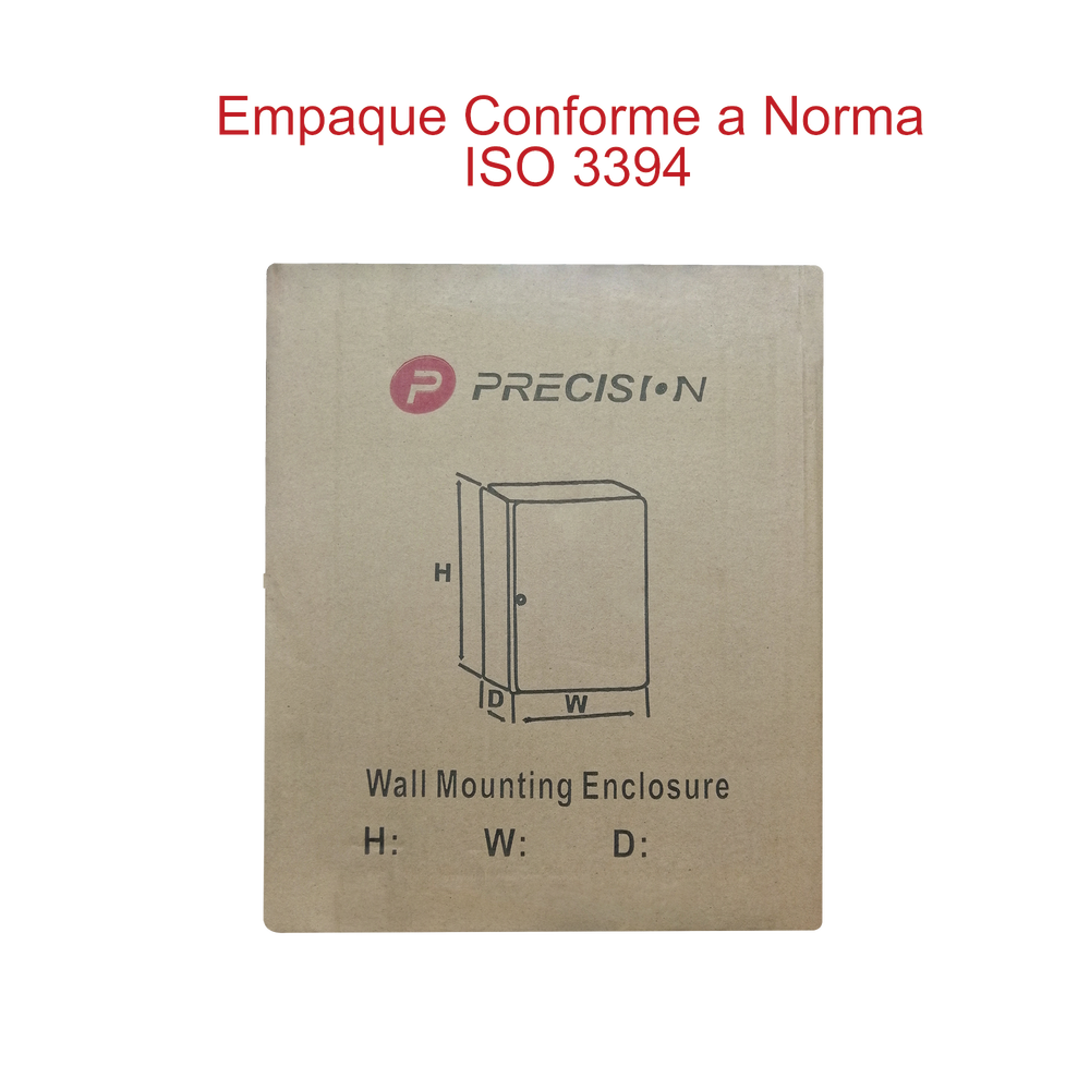 Gabinete de Acero IP66 Uso en Intemperie (300 x 400 x 200 mm) con Placa Trasera Interior de Metal y Compuerta Inferior Atornillable (Incluye Chapa y Llave T). - Imagen 7