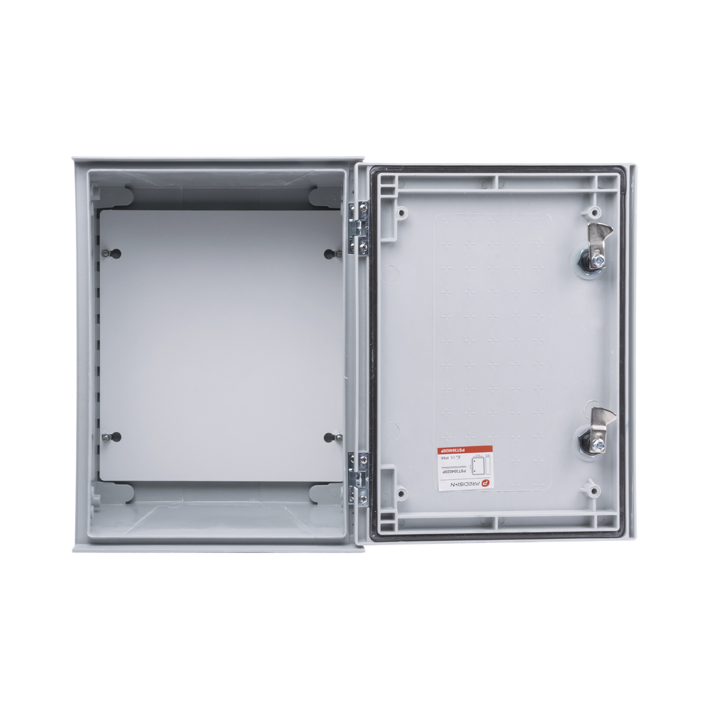 Gabinete de Poliéster IP65 Uso en Intemperie (300 x 400 x 200 mm) con Placa Trasera Interior de Plástico (Incluye Chapa y Llave). - Imagen 4