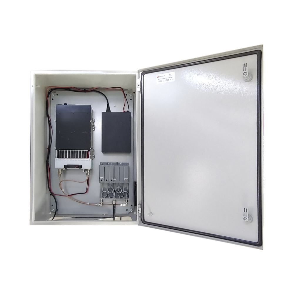 Gabinete de Acero IP66 Uso en Intemperie (500 x 700 x 250 mm) con Placa Trasera Interior Metálica y Compuerta Inferior Atornillable (Incluye Chapa y Llave T). - Imagen 4