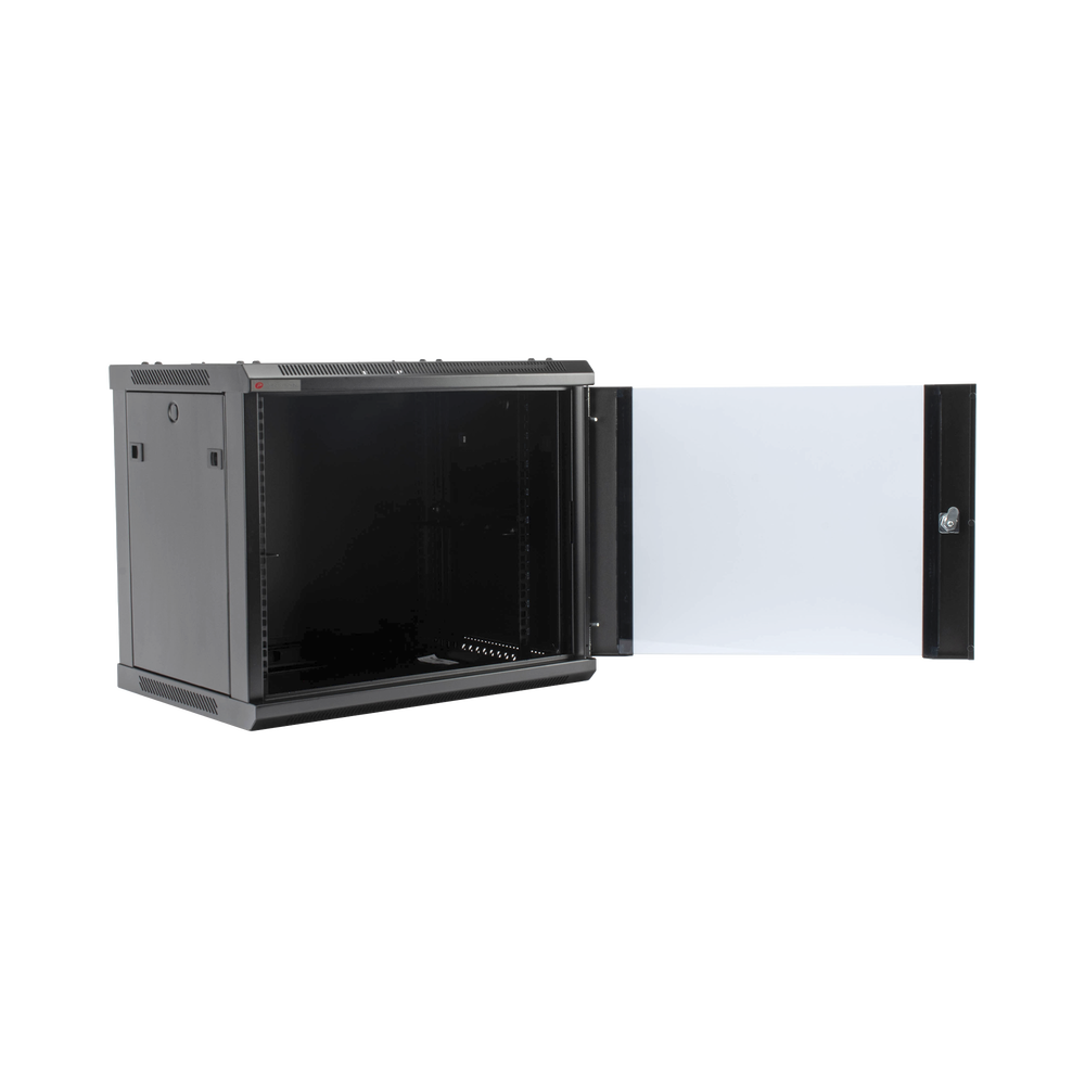 Gabinete PRECISION, Con Puerta de Cristal Templado, de 19in, 9UR, 450mm de Profundidad, Color Negro - Imagen 3