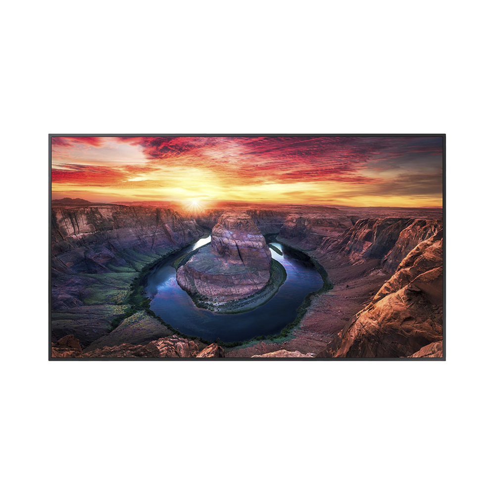 Pantalla Profesional LED de 55" para marketing digital / UHD 4K (3840x2160p) / Entradas de Video HDMI / uso 24/7 / Compatible VESA 200x200 / compatible con plataforma de gestion Samsung VXT