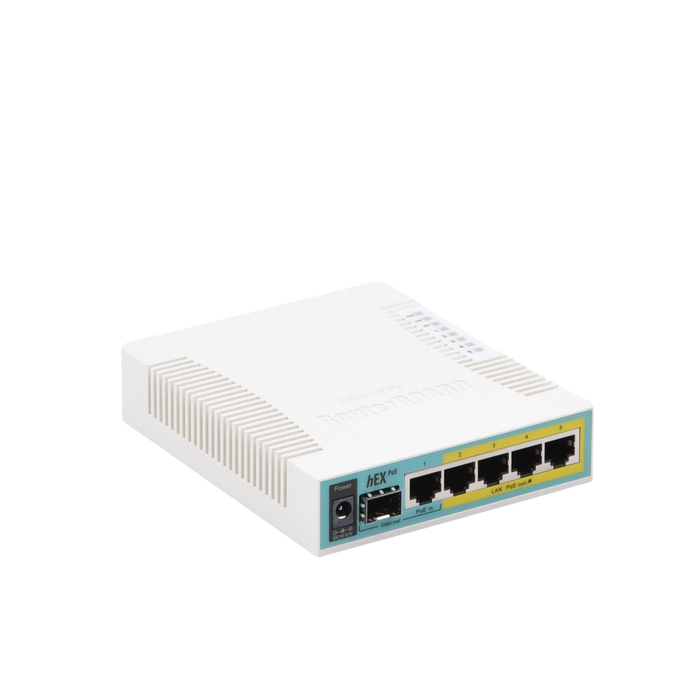 (hEX PoE) Routerboard 5 puertos Gigabit Ethernet PoE 802.3at, 1 Puerto USB - Imagen 4
