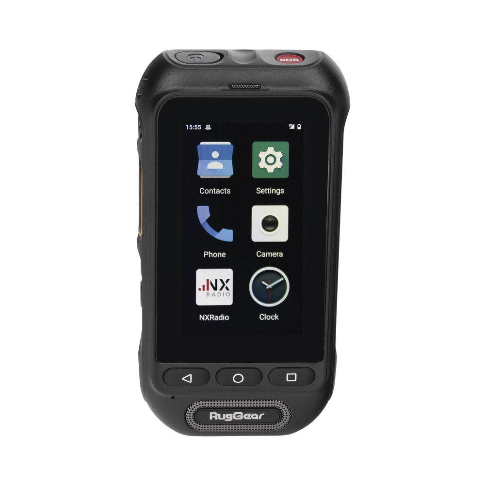 Radio PoC LTE RugGear RG360 / Altavoz 2W 105 dB / 3GPP Mission-Critical PTT / IP68 y MIL-STD-810H / Batería Extraíble 3000 mAh / 197 g / Multi APN
