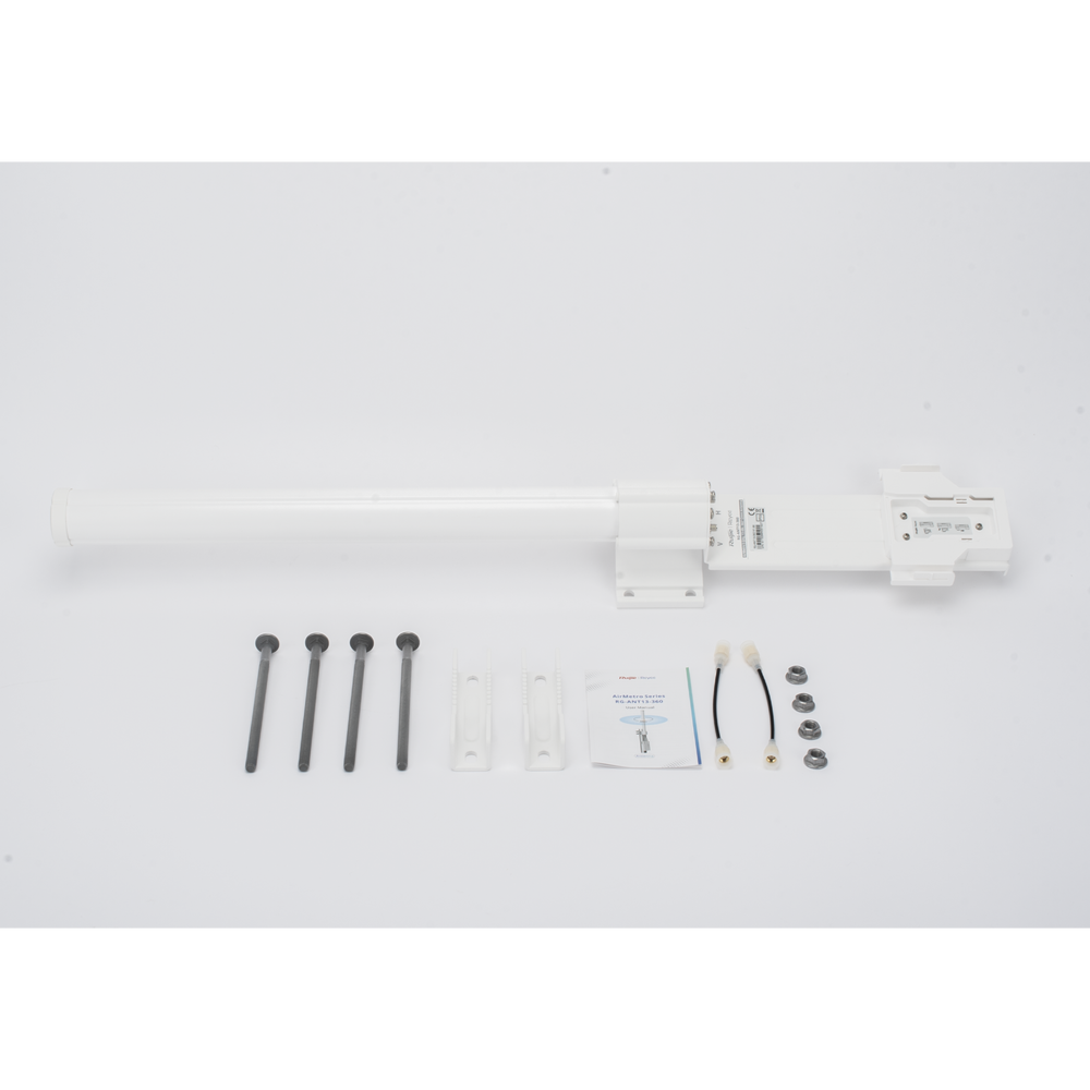 Antena Omnidireccional de 360° AirMetro con 13 dBi en Banda 5Ghz (5150-5850 Mhz) Slant 90° Compatibilidad Multi-Marca para enlaces Multipunto, Conectores SMA Hembra Inverso. - Imagen 3