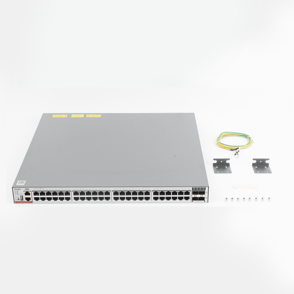 RG-CS83-48GT4XS-PD Switch Administrable Capa 3 PoE con 48 puertos Gigabit 802.3af/at + 4 SFP+ para fibra 10Gb, hasta 1,480 watts, gestión gratuita desde la nube. - Imagen 5