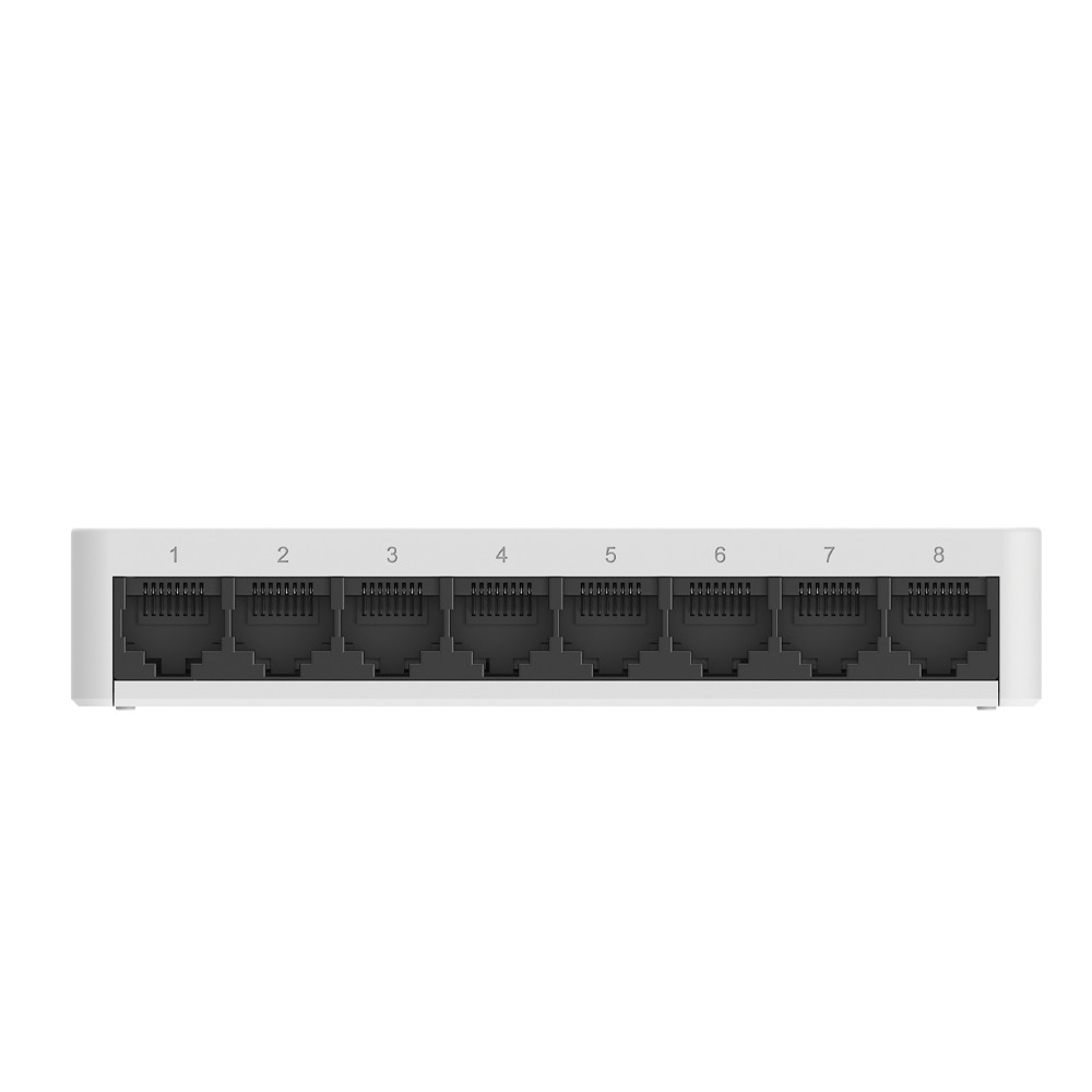 Switch no administrable, Visible en la Topología de la Nube, con 8 puertos 10/100 Mbps - Imagen 4