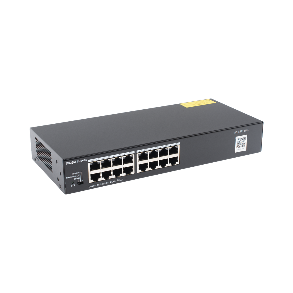 Switch no administrable, Visible en la Topología en la Nube, con 16 puertos Gigabit - Imagen 6