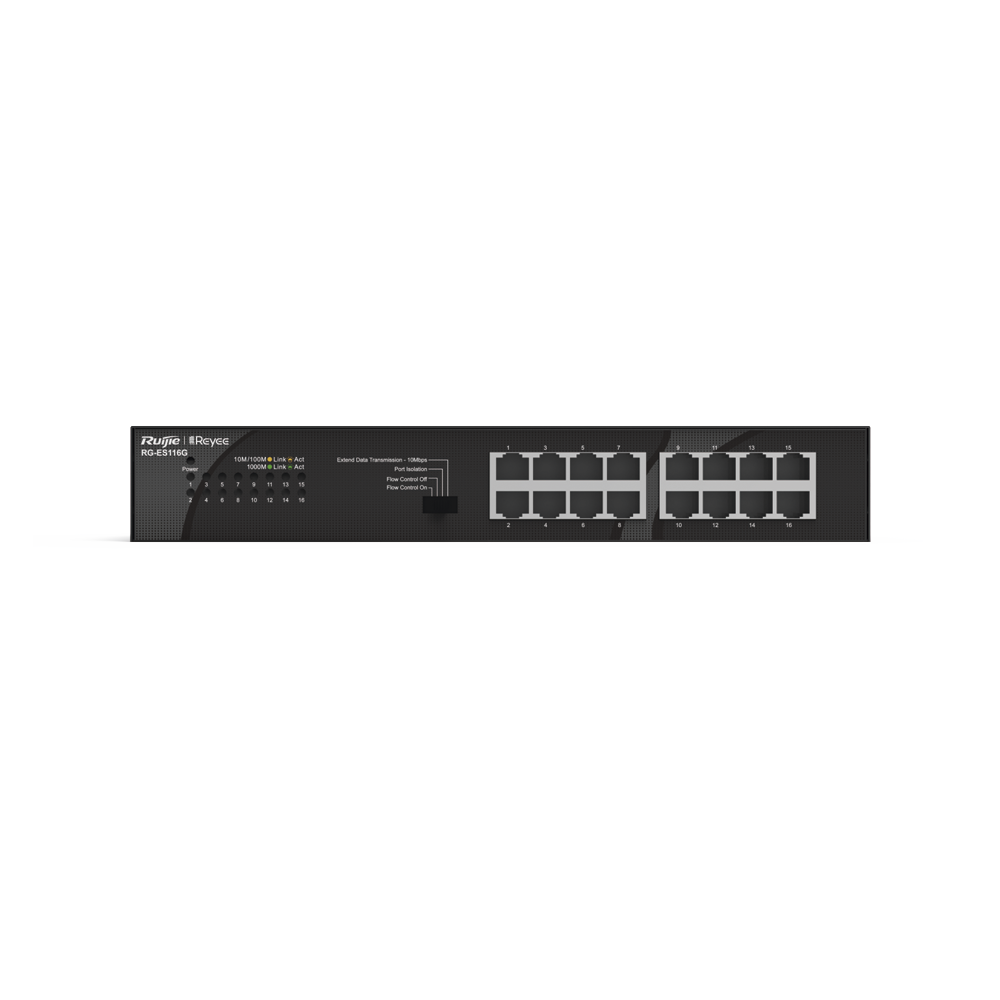 Switch no administrable, Visible en la Topología en la Nube, con 16 puertos Gigabit - Imagen 3