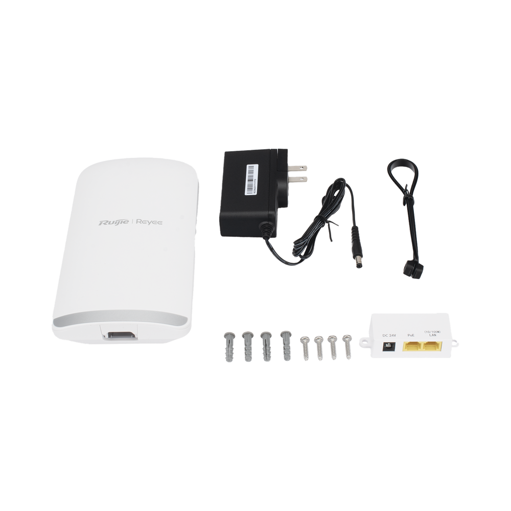 CPE Puente Inalámbrico Punto a Punto / Wi-Fi 5 802.11ac Wave2 867 Mbps / Antena 13 dBi MIMO 2x2 / 2 Puertos PoE Out 802.3AF / Enlace 3 km (1.86 mi) / IP55 Exterior / Ruijie Reyee - Imagen 6