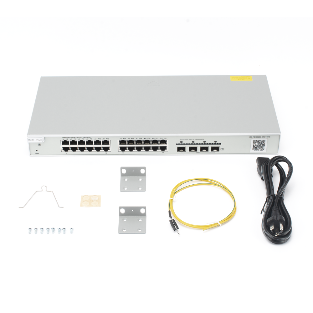 Switch Administrable Capa 2+ Plus, con 24 puertos Gigabit, 4 puertos SFP+ para fibra 10Gb, gestión gratuita desde la nube. - Imagen 5