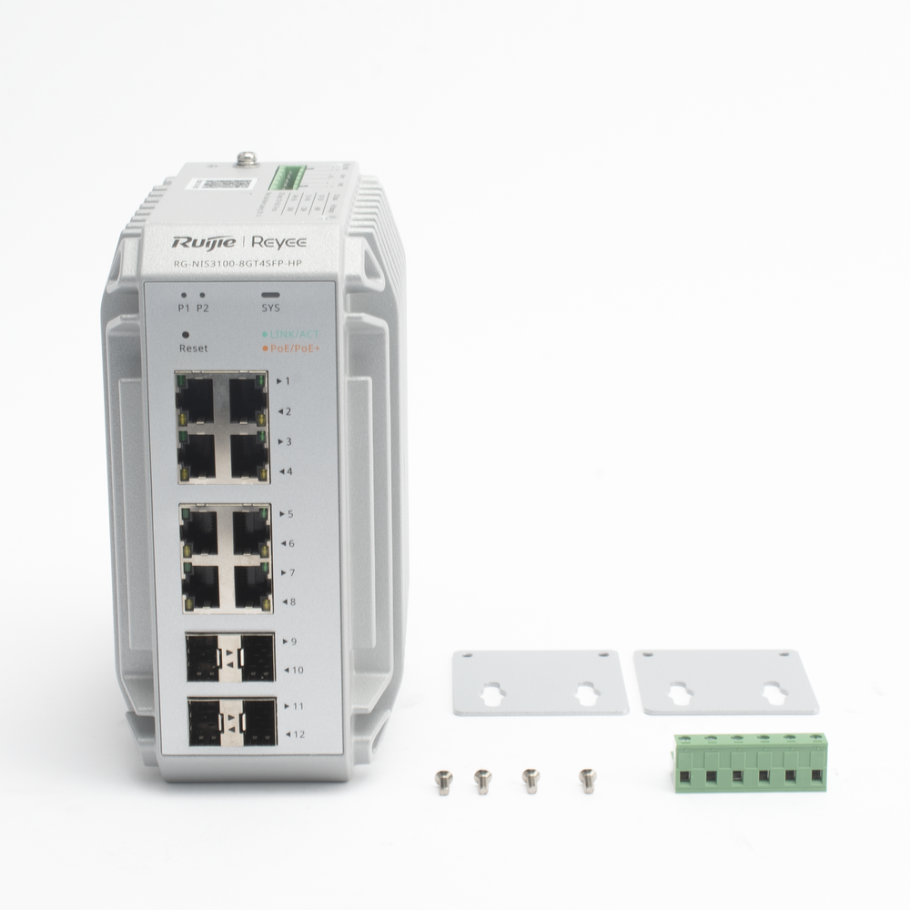 Switch Industrial PoE, Ideal para temperaturas Extremas y protección contra descargas, 8 Puertos Gigabit PoE 802.3 af/at, 4 Puertos SFP Administrable Cloud - Imagen 4