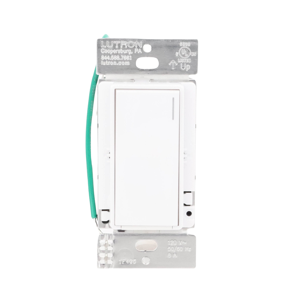 (RadioRa3) Apagador On/Off sunnata RRST8ANSMN color blanco, 8A de iluminación, 5.8A Motor - Imagen 4