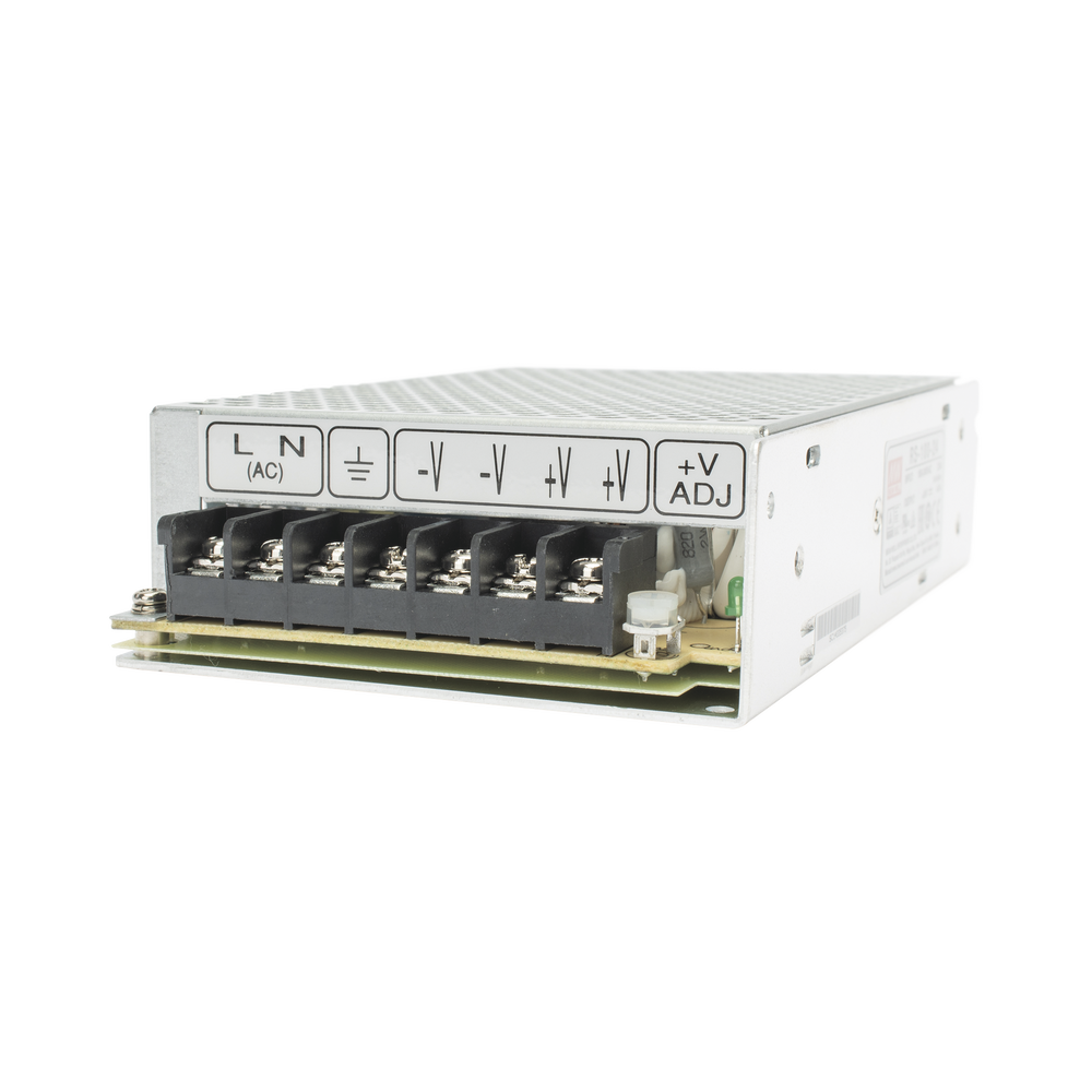 Fuente de Poder Industrial Conmutada 100W de Potencia, 24Vcc, 4.5A