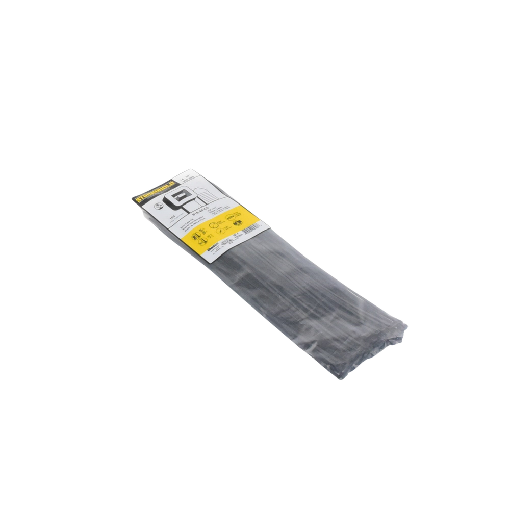 Cincho de Nylon 6.6 StrongHold™, 370mm largo x 3.6mm ancho, Color Negro, Exterior Resistente a Rayos UV, Paquete de 100pz - Imagen 5