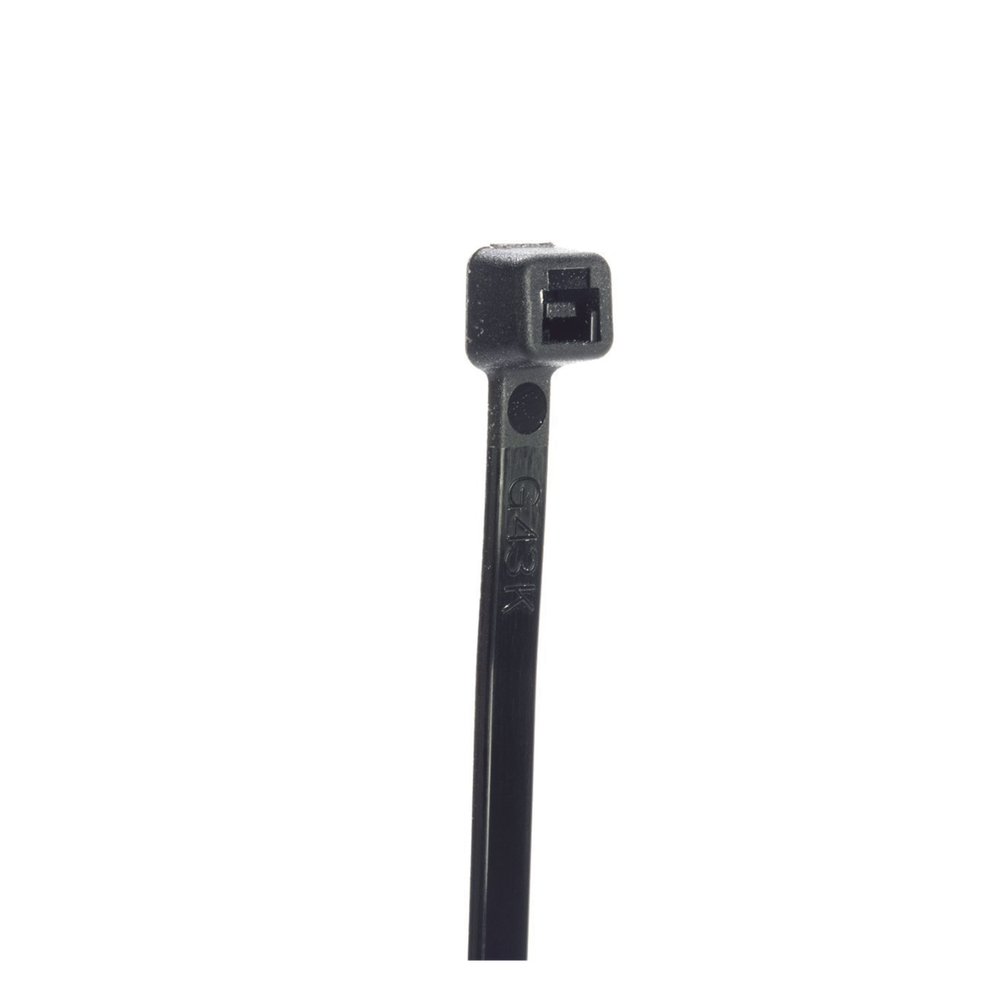 Cincho de Nylon 6.6 StrongHold™, 188mm largo x 4.8mm ancho, Color Negro, Exterior Resistente a Rayos UV, Paquete de 1000pz - Imagen 2