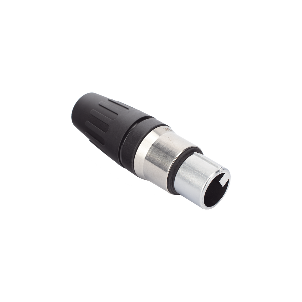Conector hembra XLR de 3 núcleos con carcasa de acero inoxidable y contactos chapados en oro - Imagen 11