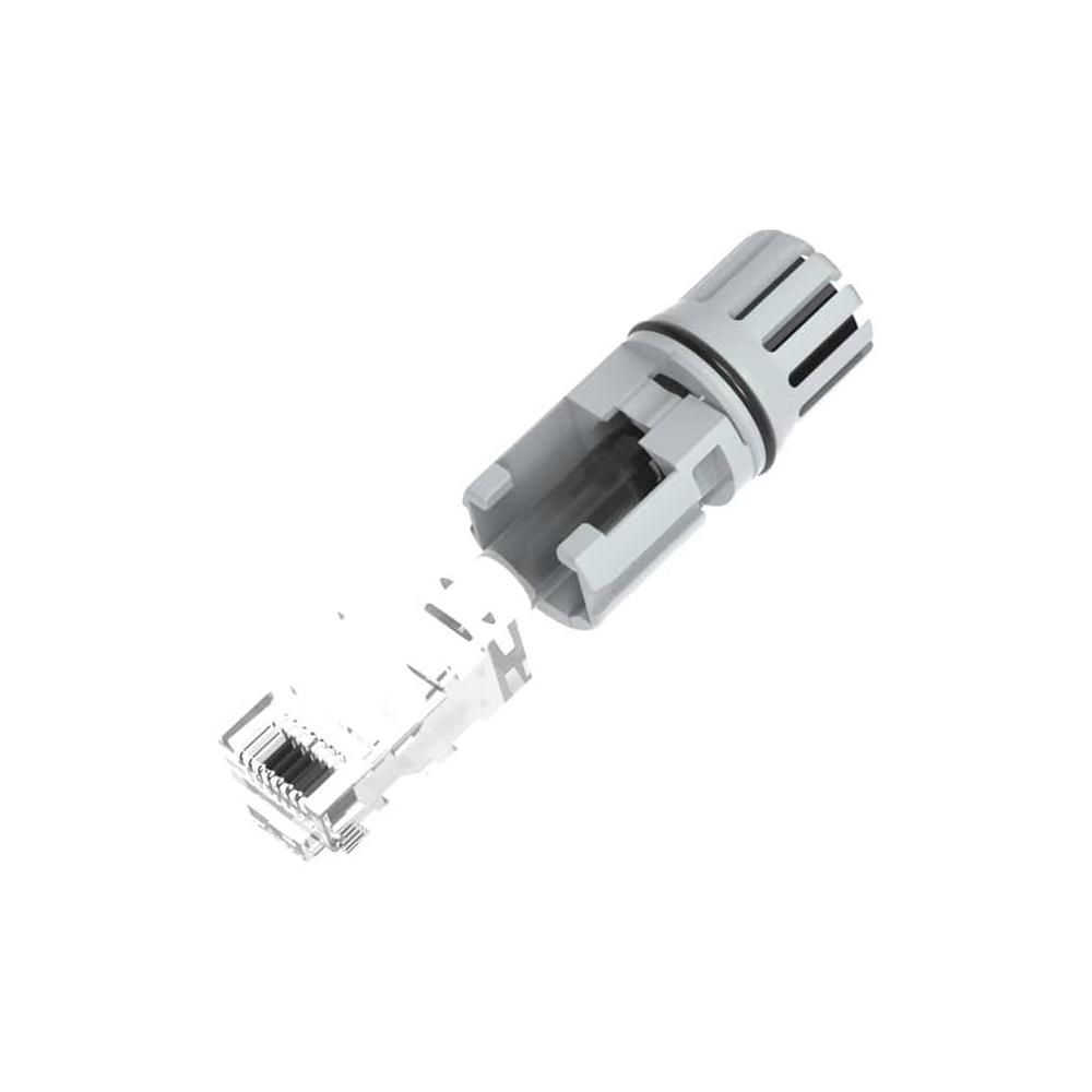 portaconectores Rj45 impermeable, compatible conectores de la serie 05 - Imagen 5