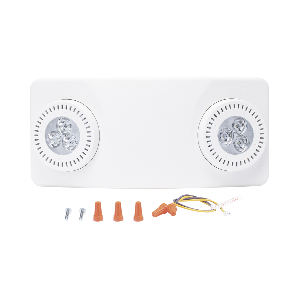Luz de Emergencia Dual LED / 520 lúmenes / Uso Rudo / Cubierta ABS UL 5VA / Batería 9.6V 3Ah / 90 min Autonomía / Montaje Pared o Techo - Imagen 4