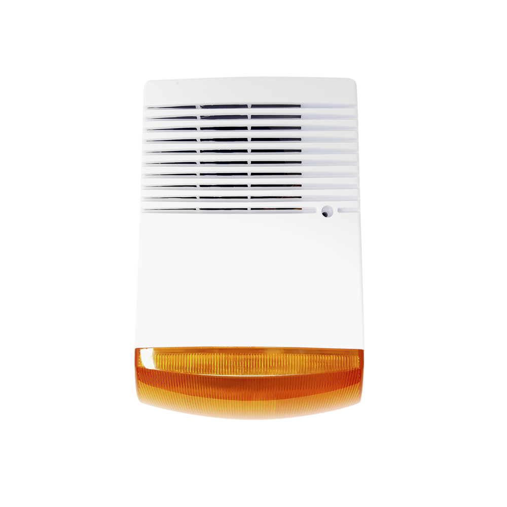 Sirena Estrobo para Exterior / 120 dB / IP65 / Luz Intermitente / Anti-Sabotaje