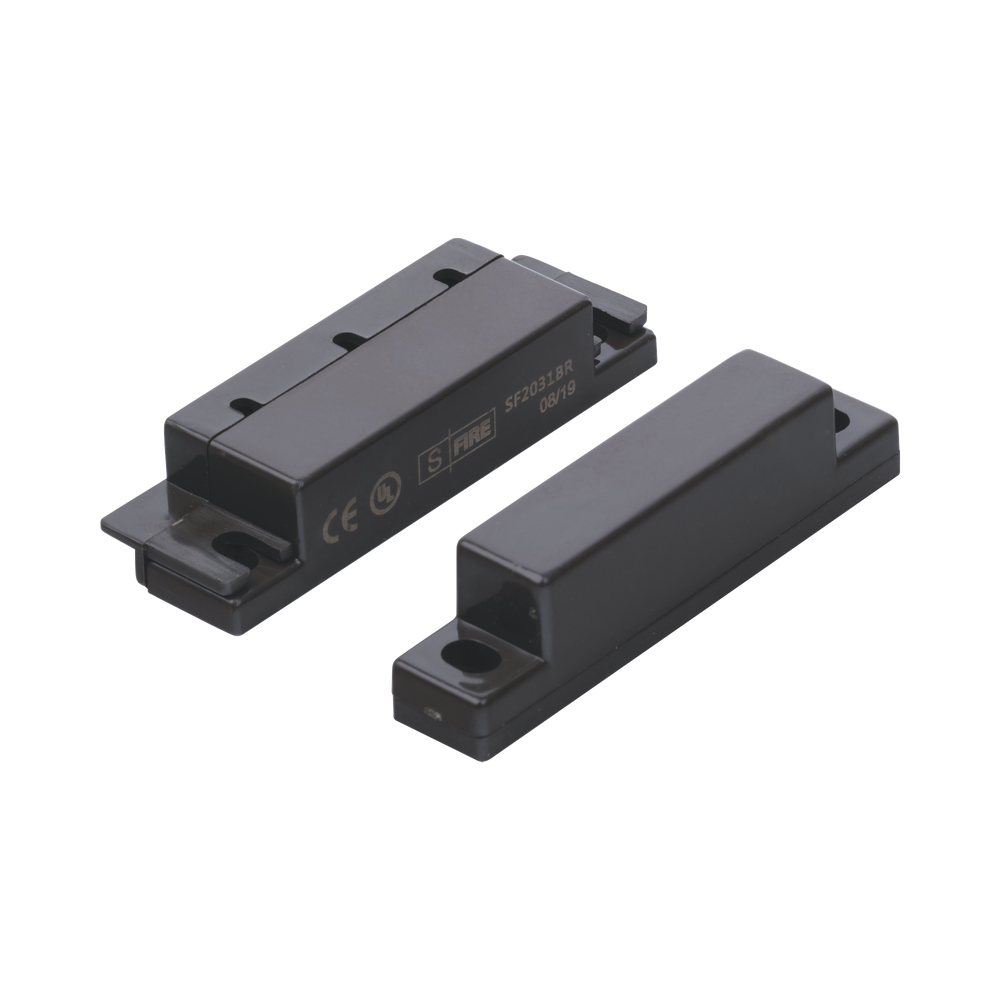 Contacto Magnético SFIRE SF-2031BR / GAP 33 mm / Certificaciones UL y CE / Color Café / Sensor Reed Switch NC