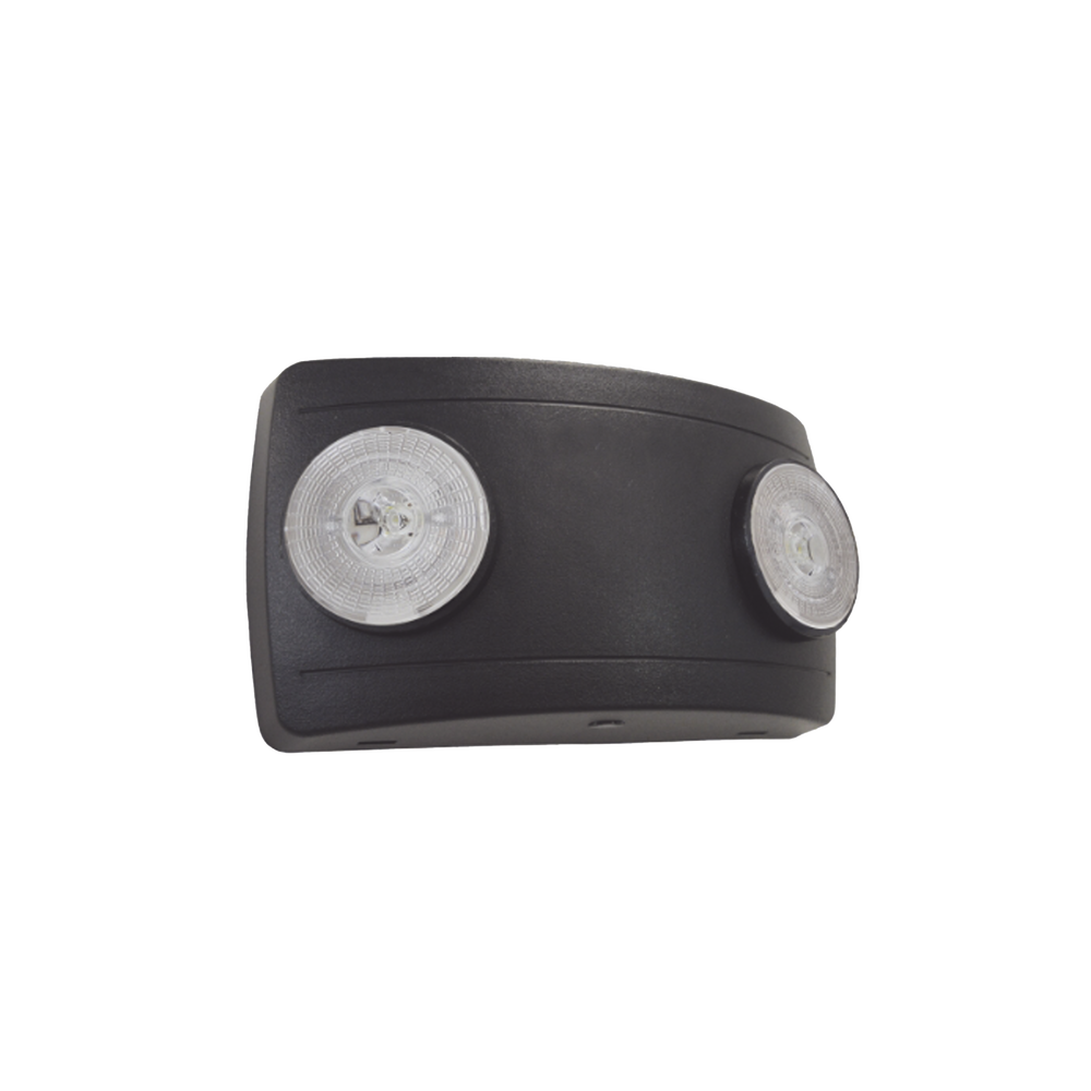 Luz de Emergencia SF660LB / 2W LED / 150 lm / 90 min Autonomía / Batería Ni-Cd / 127-240 VAC / UL 5VA / Negro