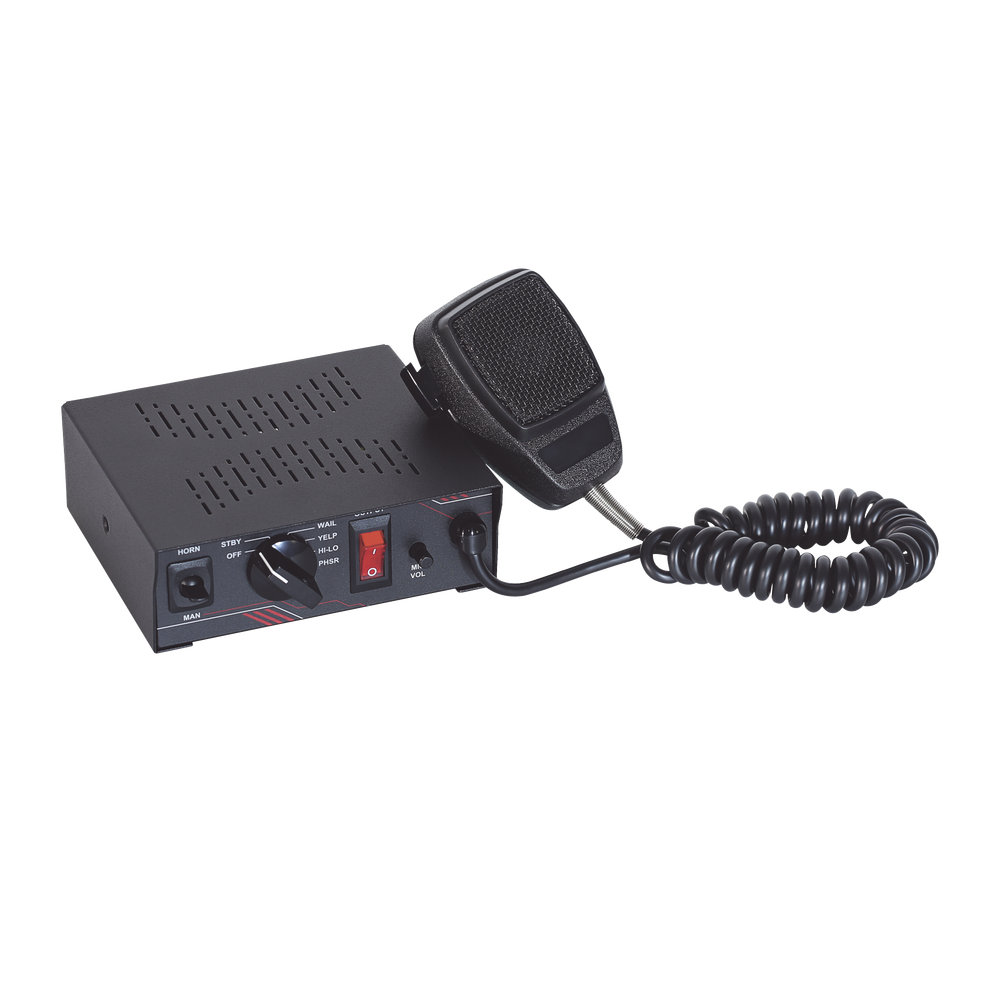 Sirena Vehicular de 100W de Potencia, Con Switch Giratorio de 6 posiciones y Micrófono Integrado de Uso Rudo - Imagen 3