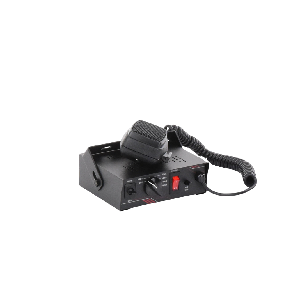 Sirena Vehicular de 100W de Potencia, Con Switch Giratorio de 6 posiciones y Micrófono Integrado de Uso Rudo - Imagen 7