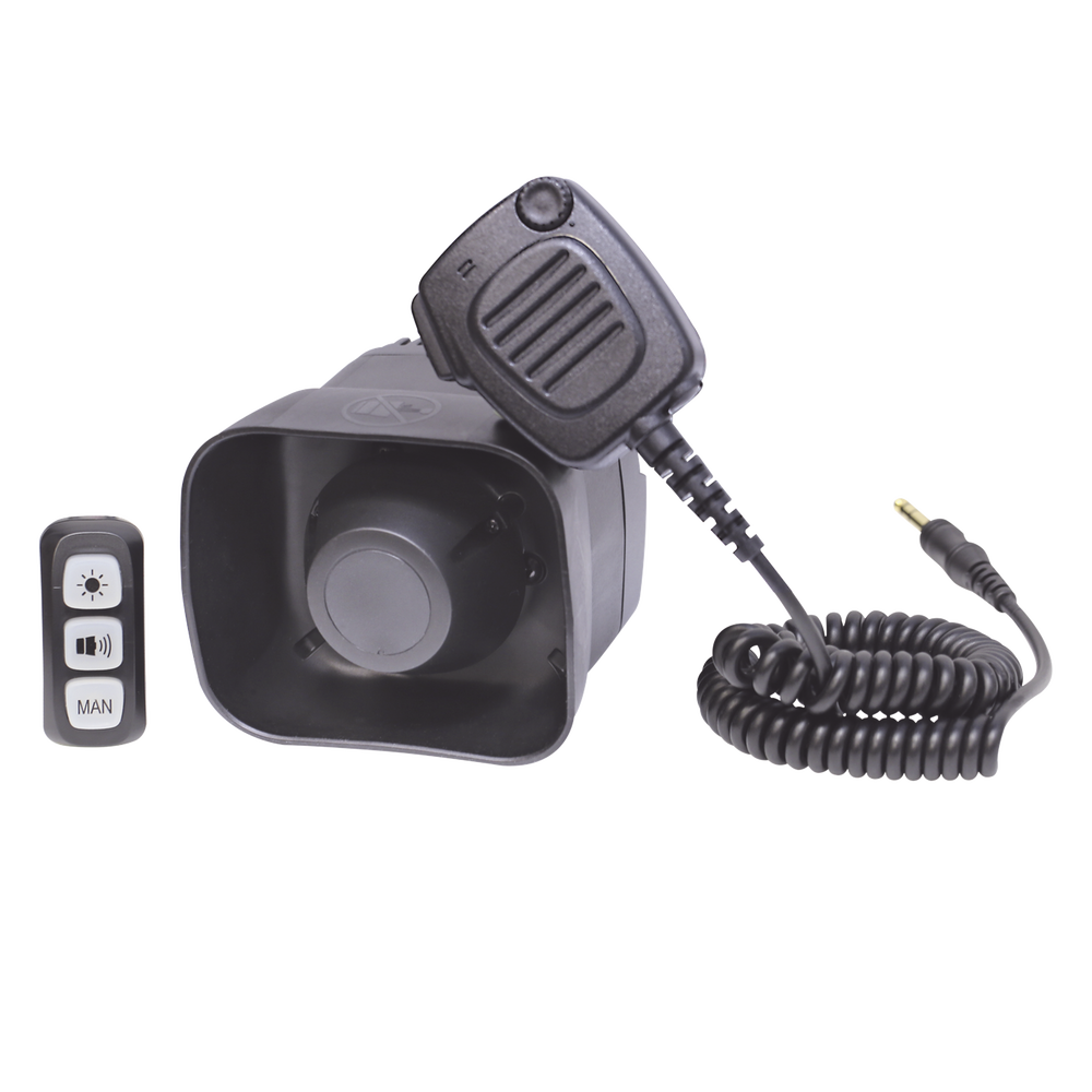Sirena/Bocina Para Motocicleta de 30 Watts, Incluye Controlador y Microfono