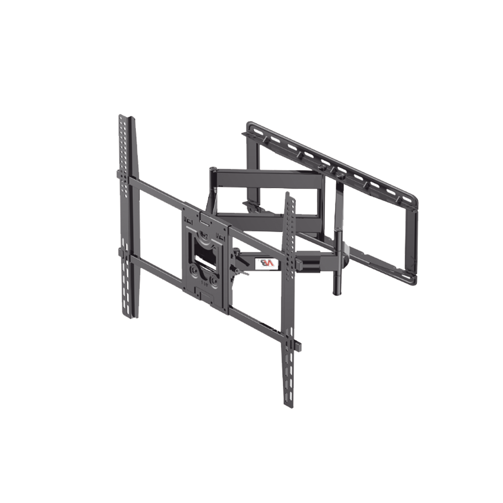 Montaje de Pared Universal Giratorio SP5-NB / Pantallas de 75" a 110" / VESA 400x400 a 800x600 mm / Carga 90.9 kg (200 lbs) / Inclinación +10° a -5° / Rotación 45° / Distancia de Pared 7.2 a 70 cm / Acero