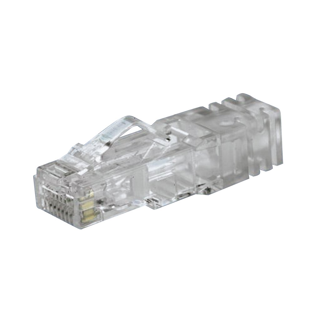 Plug RJ45 Cat6 de 5 Piezas, Para Cable UTP de Calibre 23-24 AWG, Chapado en Oro de 50 Micras, Paquete de 100 Piezas - Imagen 5
