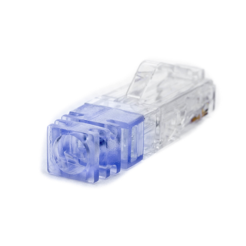 Plug RJ45 Cat6 de 5 Piezas, Para Cable UTP de Calibre 23-24 AWG, Chapado en Oro de 50 Micras, Paquete de 100 Piezas - Imagen 6
