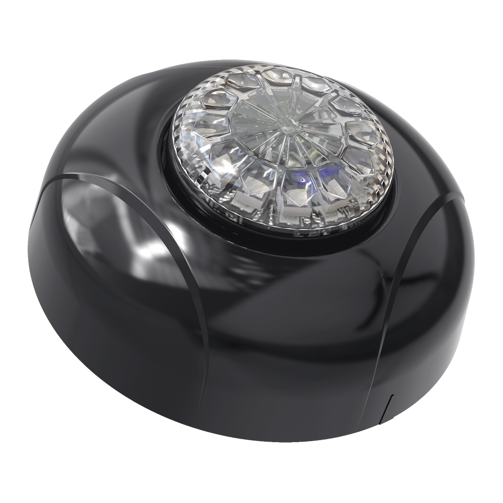 Estrobo Oculto de 12 LED, Brida negra, 12 Vcd, Clara, Lente transparente - Imagen 6