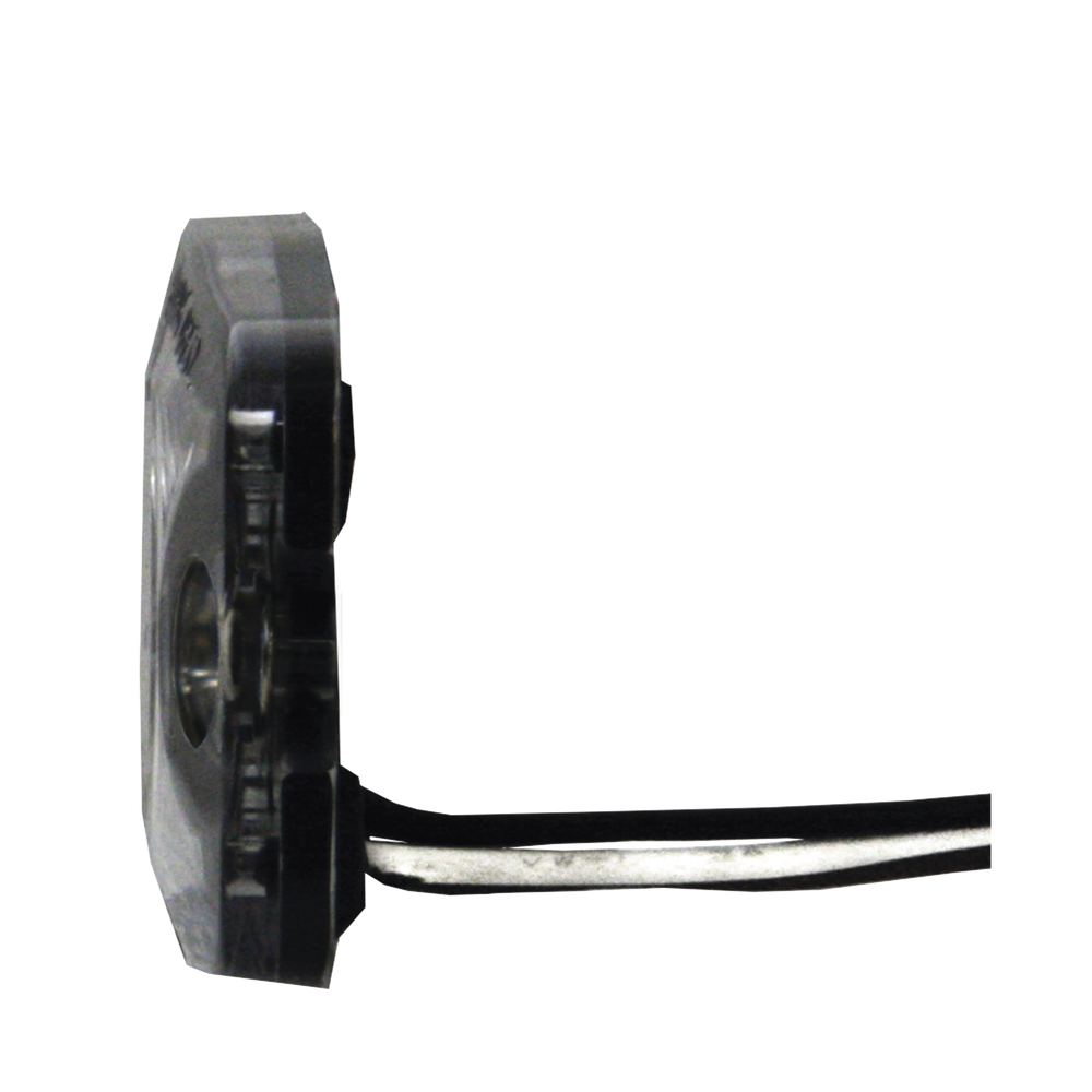 Luz Auxiliar de 3 LED, Ambar, Lente Transparente, SAE - Imagen 4