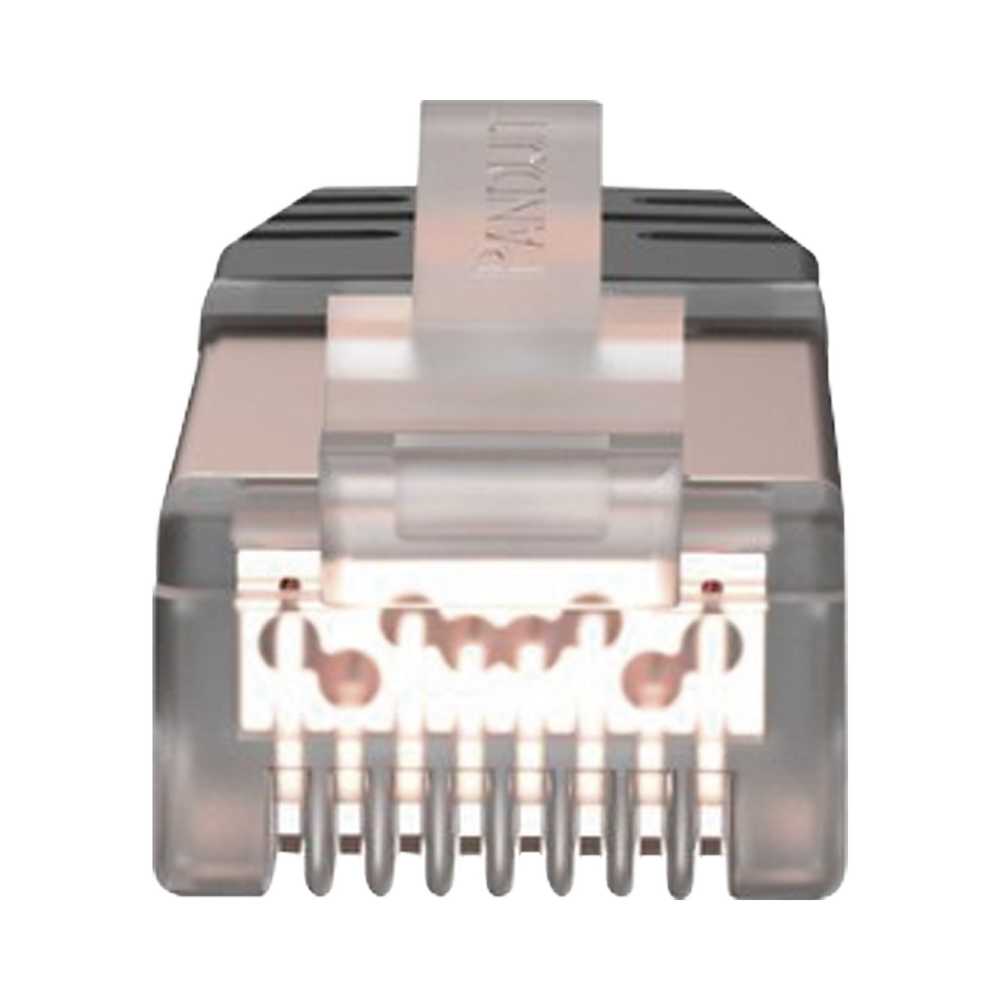 Plug RJ45 Cat6 Blindado, Para Cable Calibre 24-26 AWG, Chapado en Oro de 50 micras, Paquete de 100 Piezas - Imagen 4